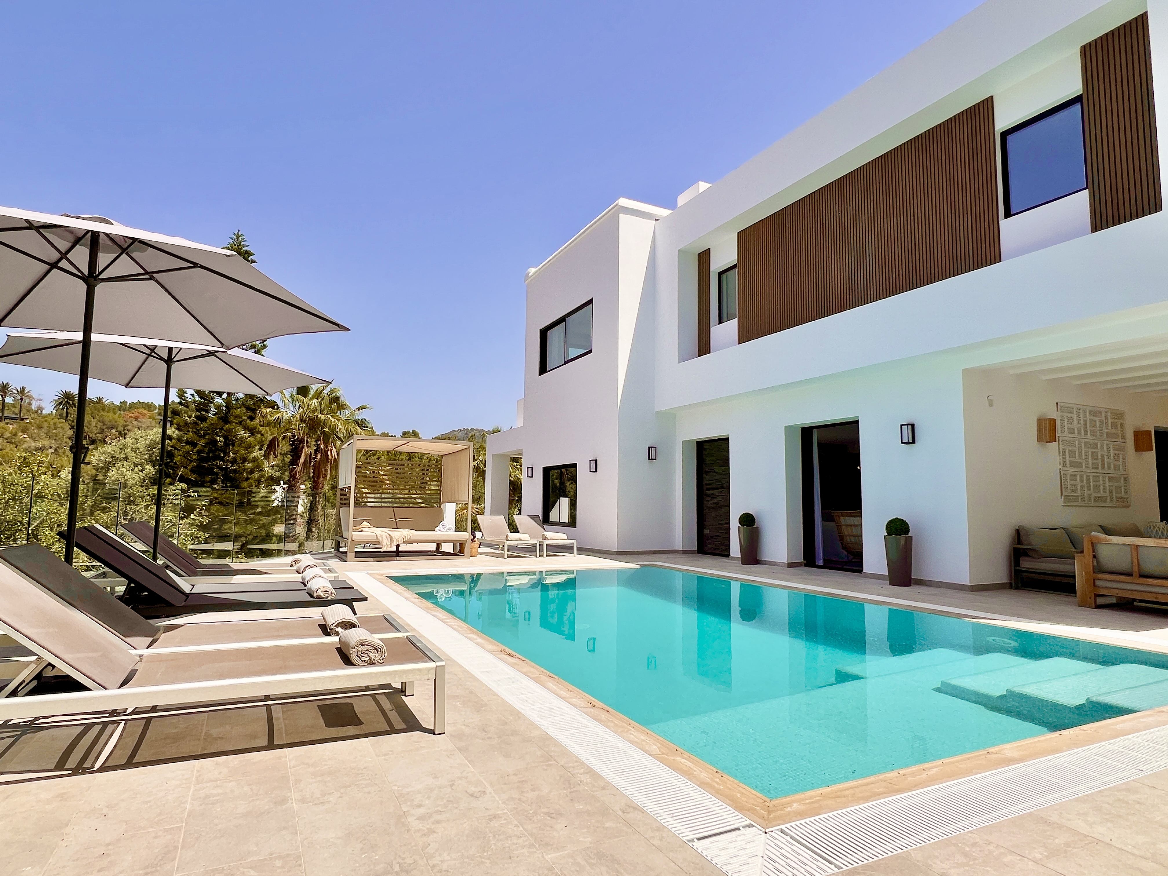 Modern villa with pool